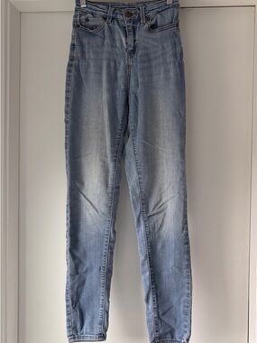 Noisy May Pale Blue High-Rise Straight Jeans